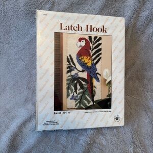 Wonder Art by Caron Parrot Latch Hook Kit -No latch hook or rug binding included